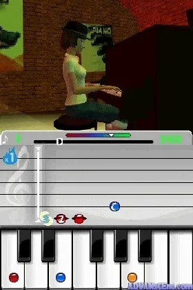 Easy Piano (USA) (En,Fr,Es) screen shot game playing